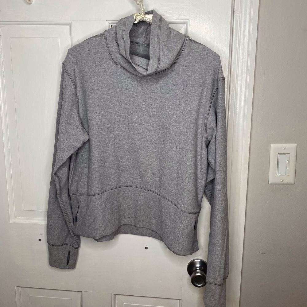 lululemon athletica Gray Ready to Rulu Pullover